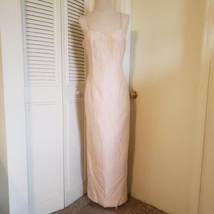 Vintage Blush Silk Gown